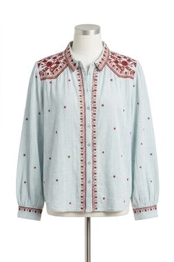 NEW MAISON HOTEL texas salinger shirt in blue paprika